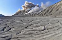 【画像素材】火山灰によって形成された火山堆積層